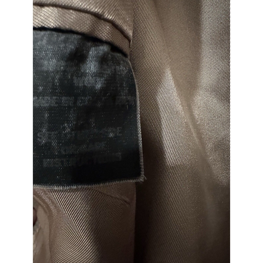 PERRY ELLIS Mens Tweed‎ Blazer Sport Coat Casual Jacket Size 44R Wool Brown EUC - Picture 6 of 11